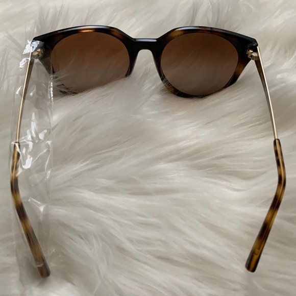 MICHAEL KORS Dark Tortoise Cape Cod Cat-Eye Sunglasses - Picture 5 of 11